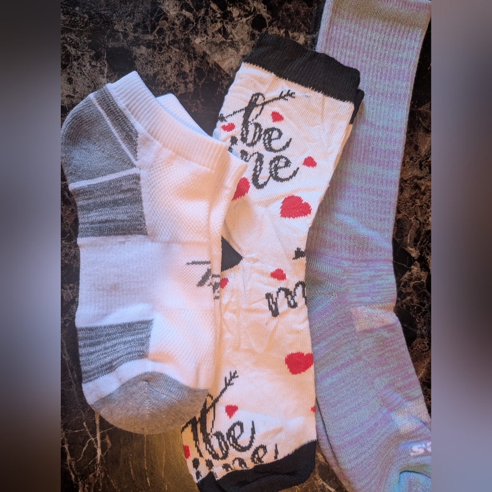 3 New Assorted Women's Socks